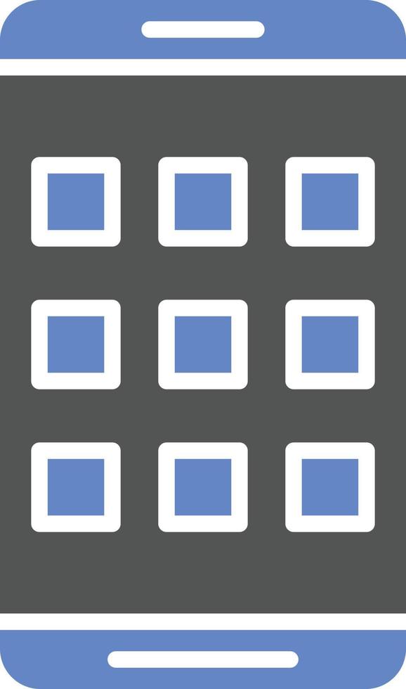 Mobile Apps Icon Style vector