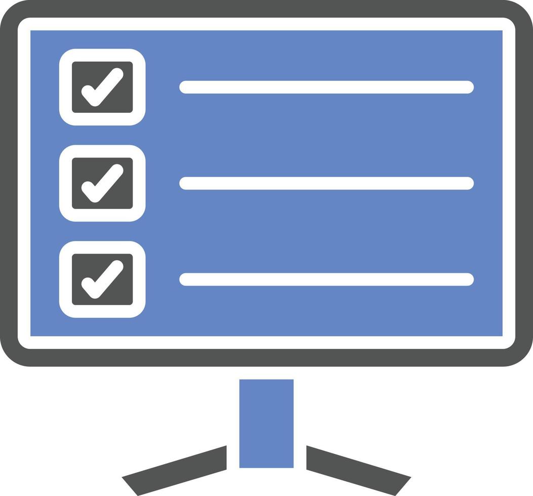Survey Icon Style vector