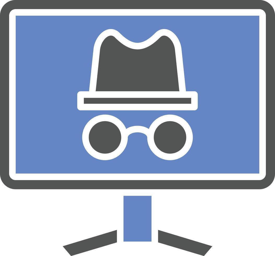 Incognito Icon Style vector