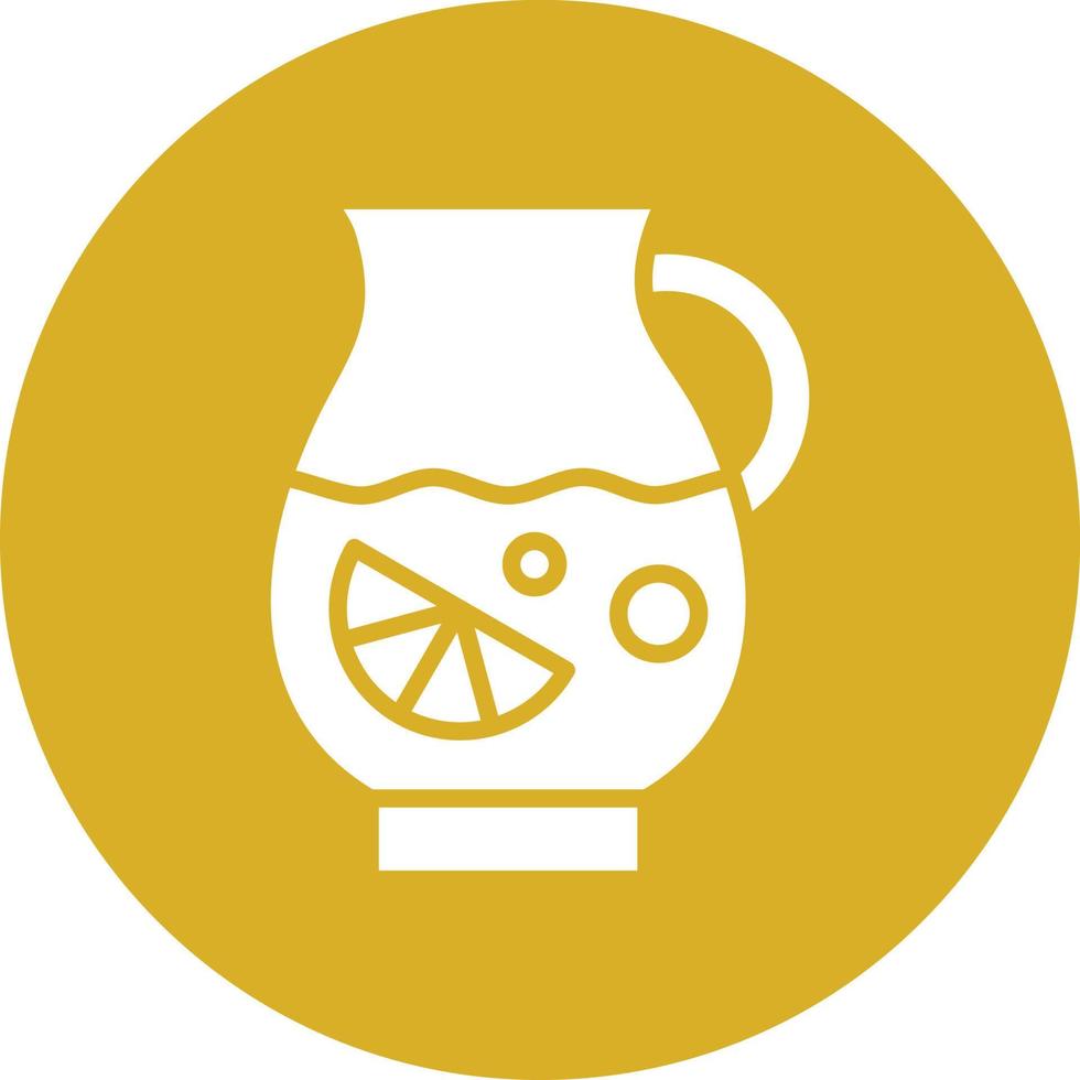 estilo de icono de limonada vector