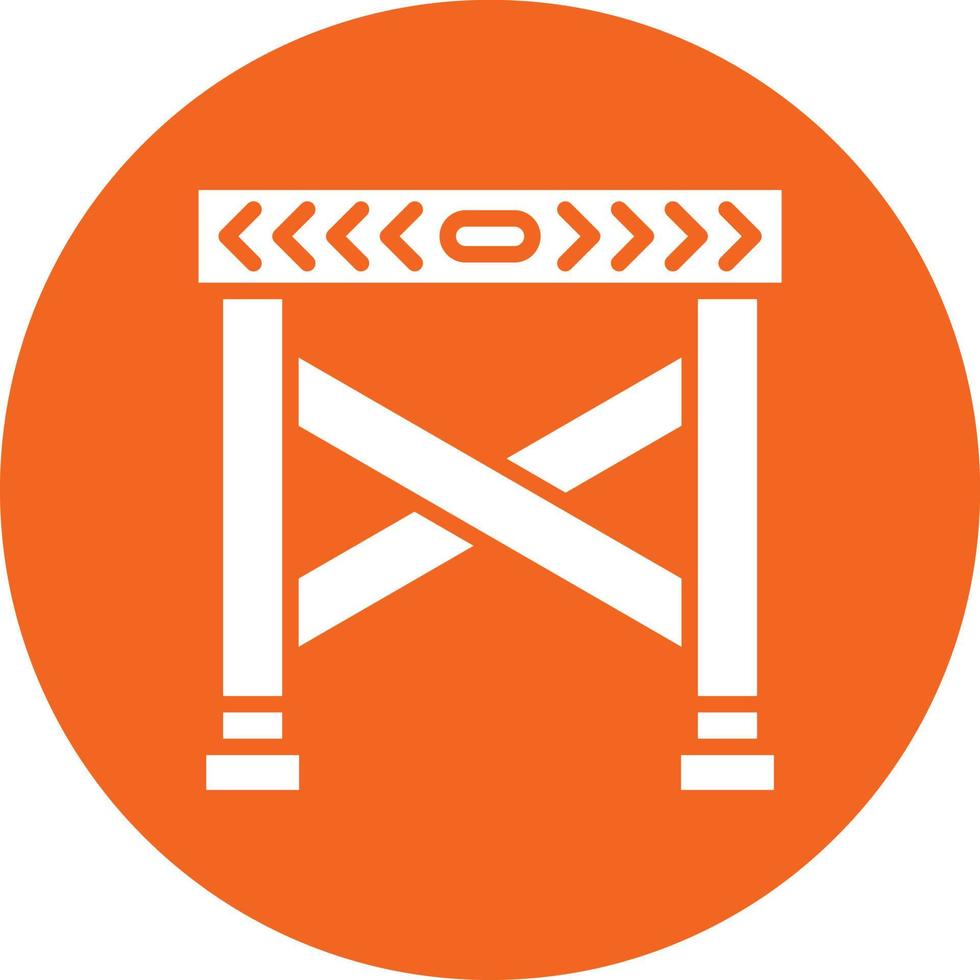 Police Line Icon Style vector