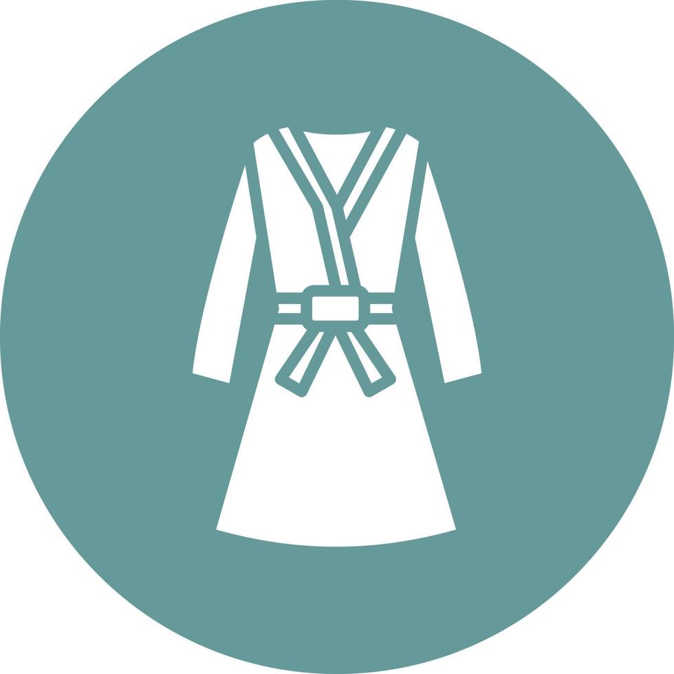 Bathrobe Icon Style vector