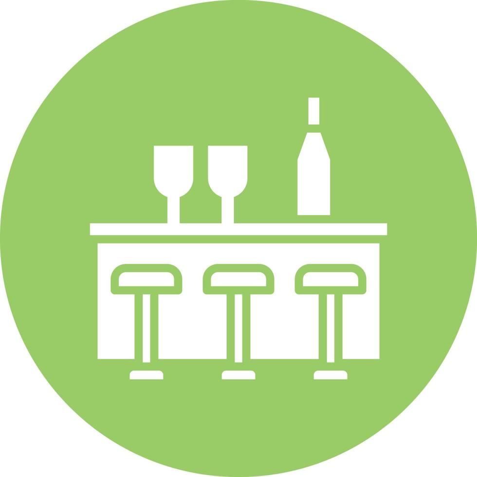 Bar Counter Icon Style vector