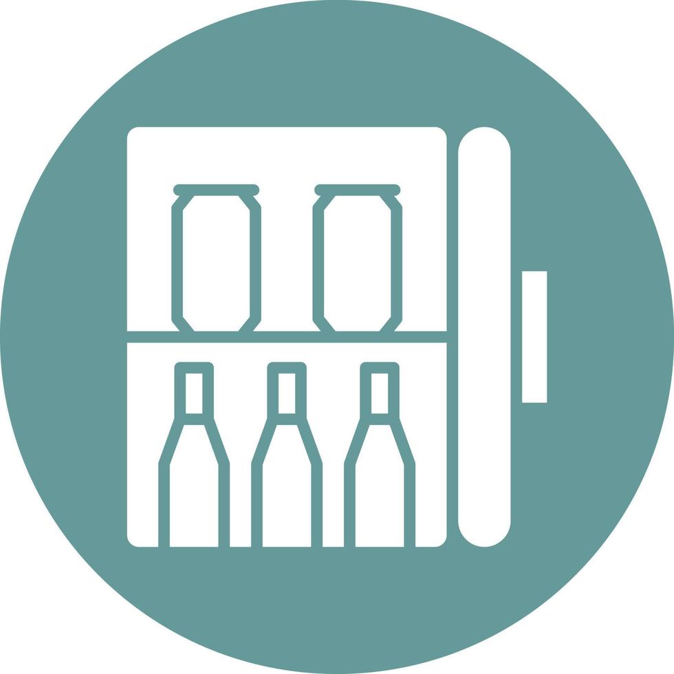 Minibar Icon Style vector