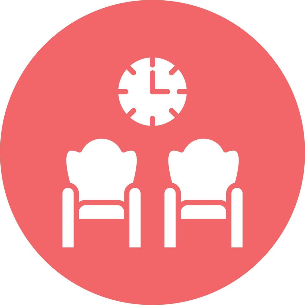 Waiting Room Icon Style vector