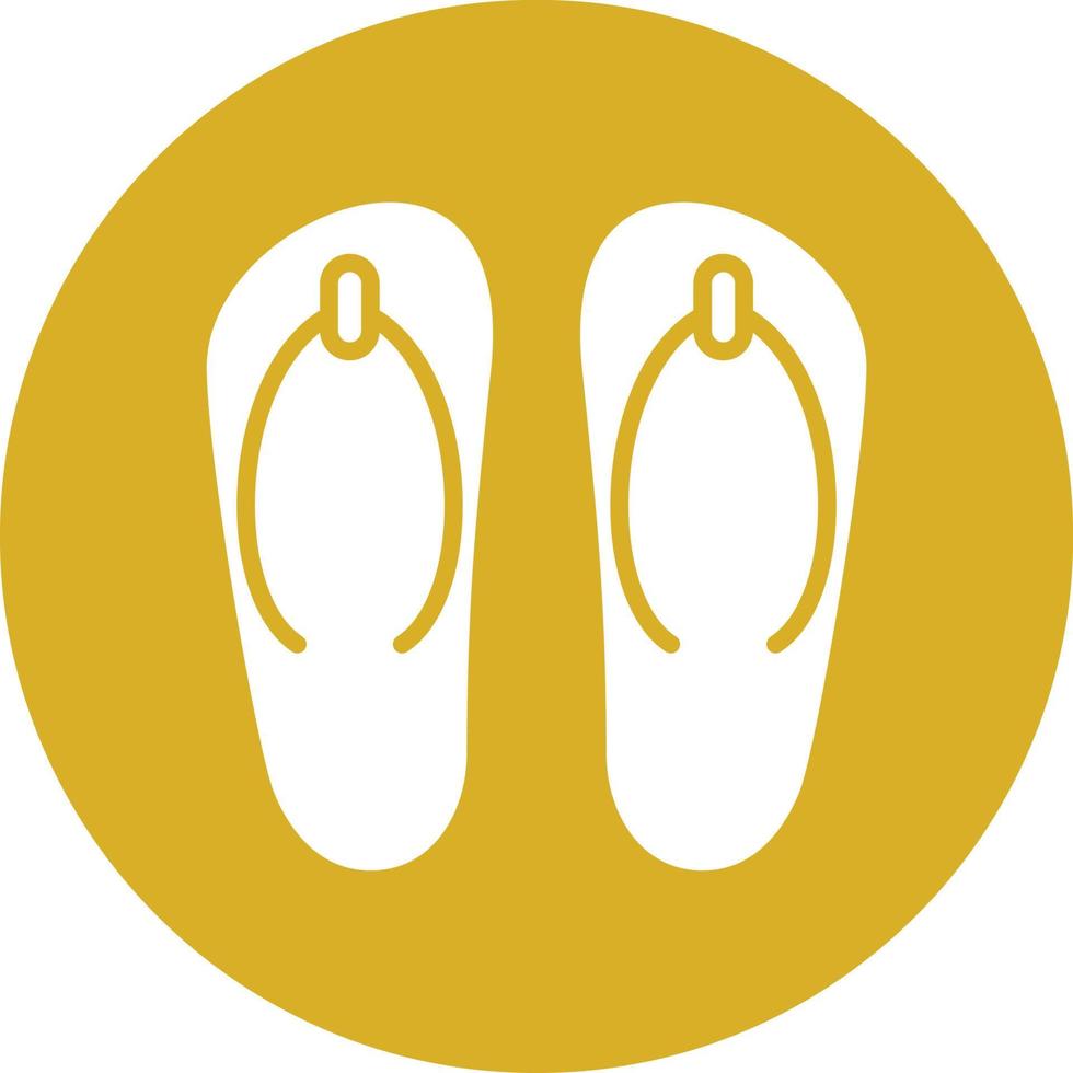 Slippers Icon Style vector