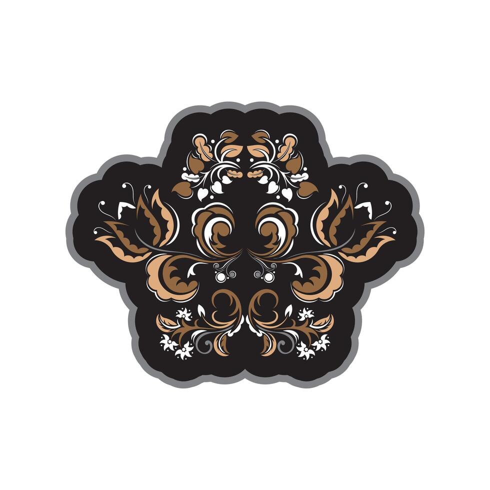 Color print with flowers in Simple style. Good for garments, textiles, backgrounds and prints. illustration. vector