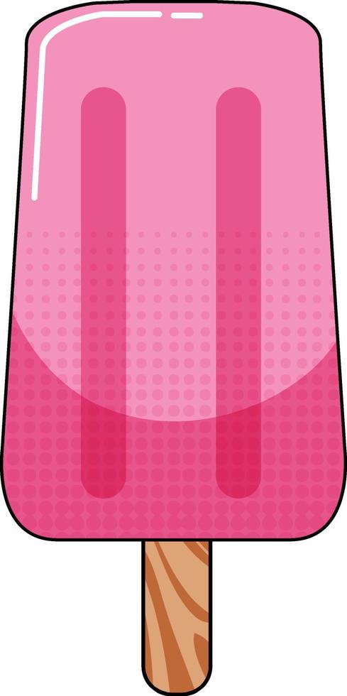 An ice cream on white background vector