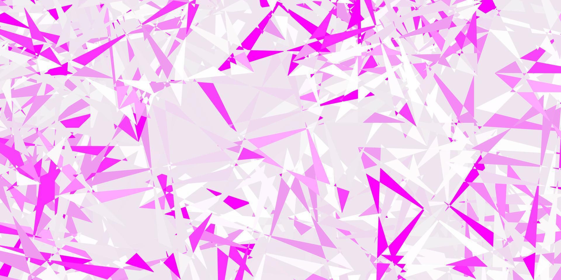 Light purple vector layout with triangle forms.