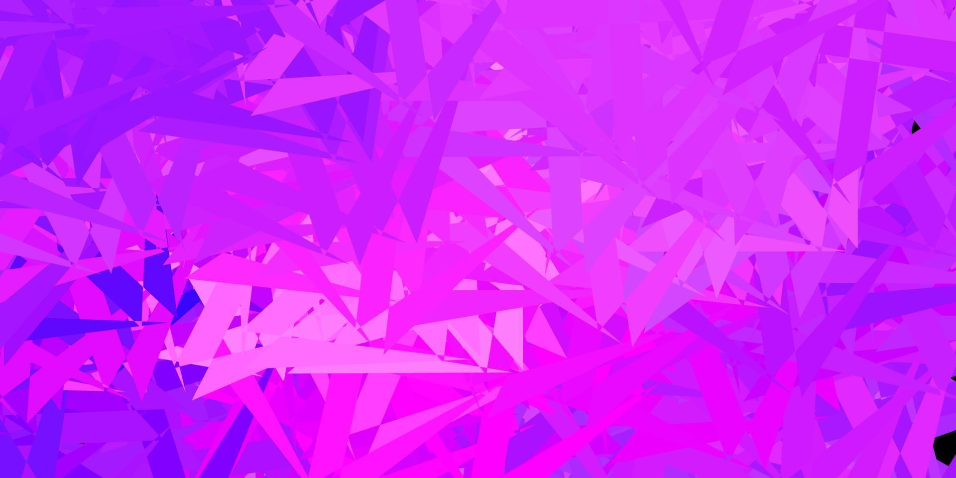 Light purple vector backdrop with triangles, lines.