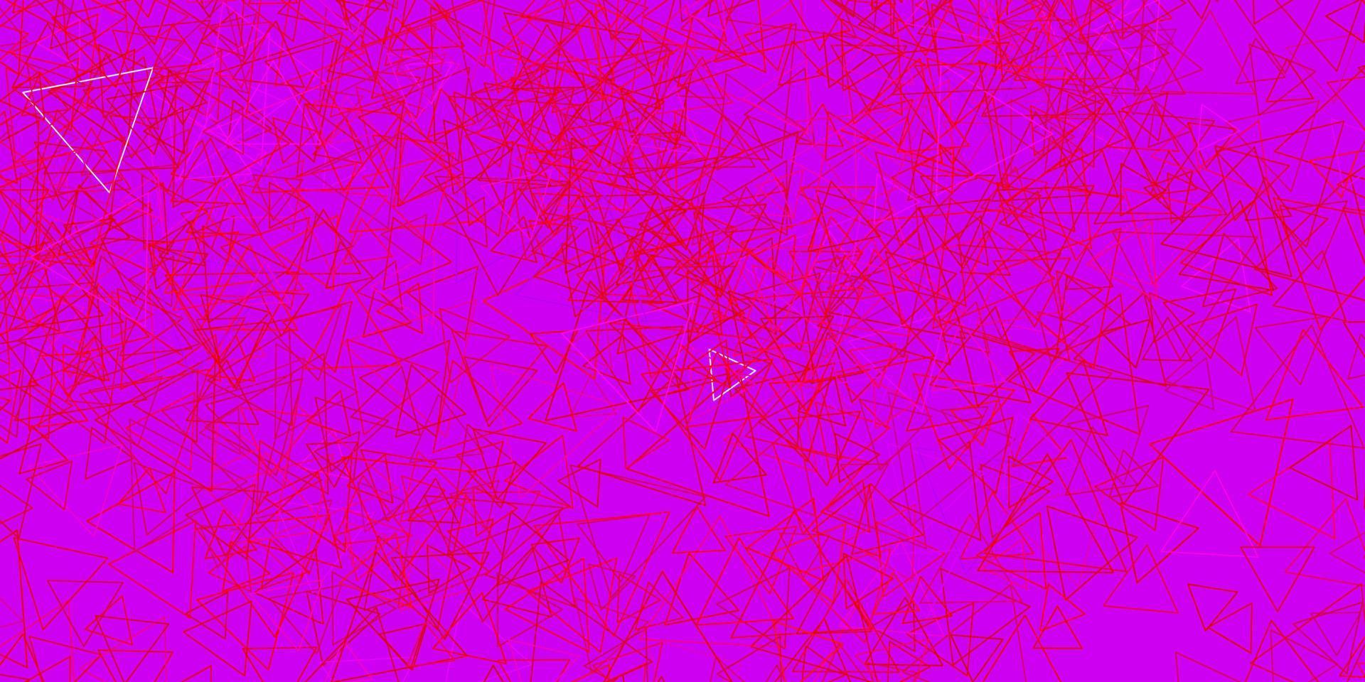 Dark Pink, Red vector template with triangle shapes.