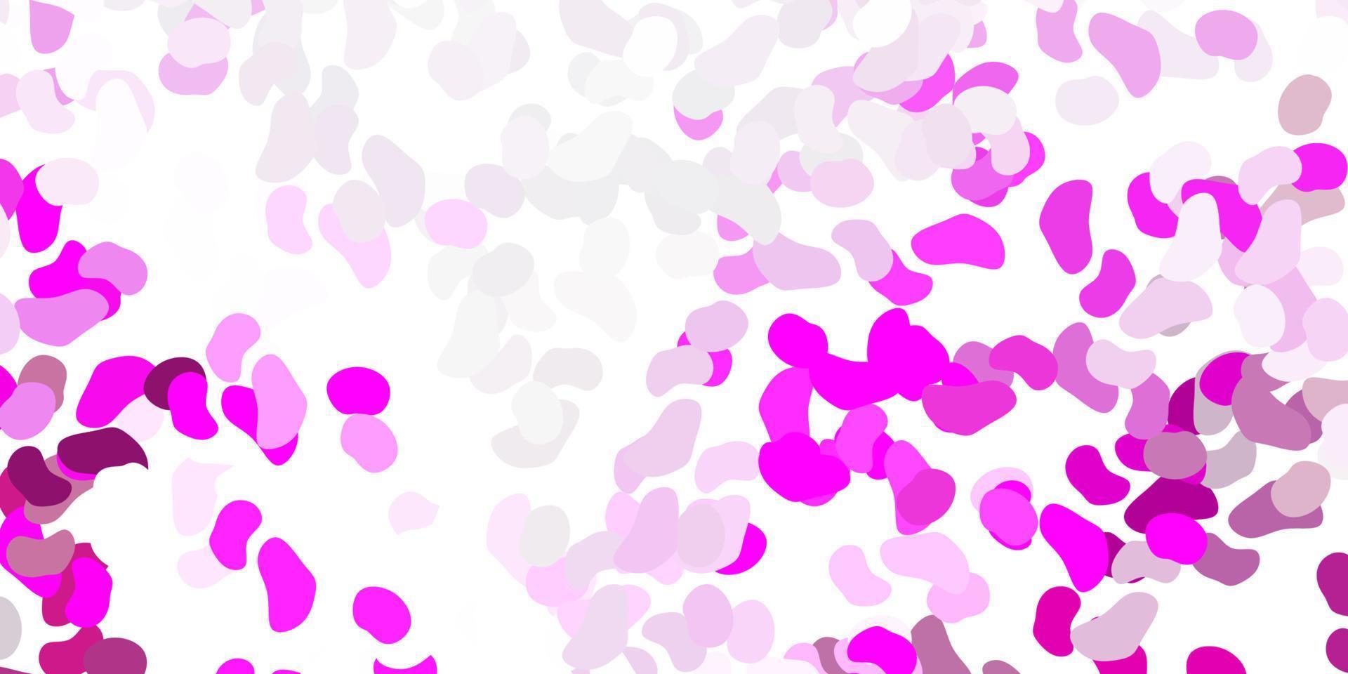 Light pink vector pattern with abstract shapes.