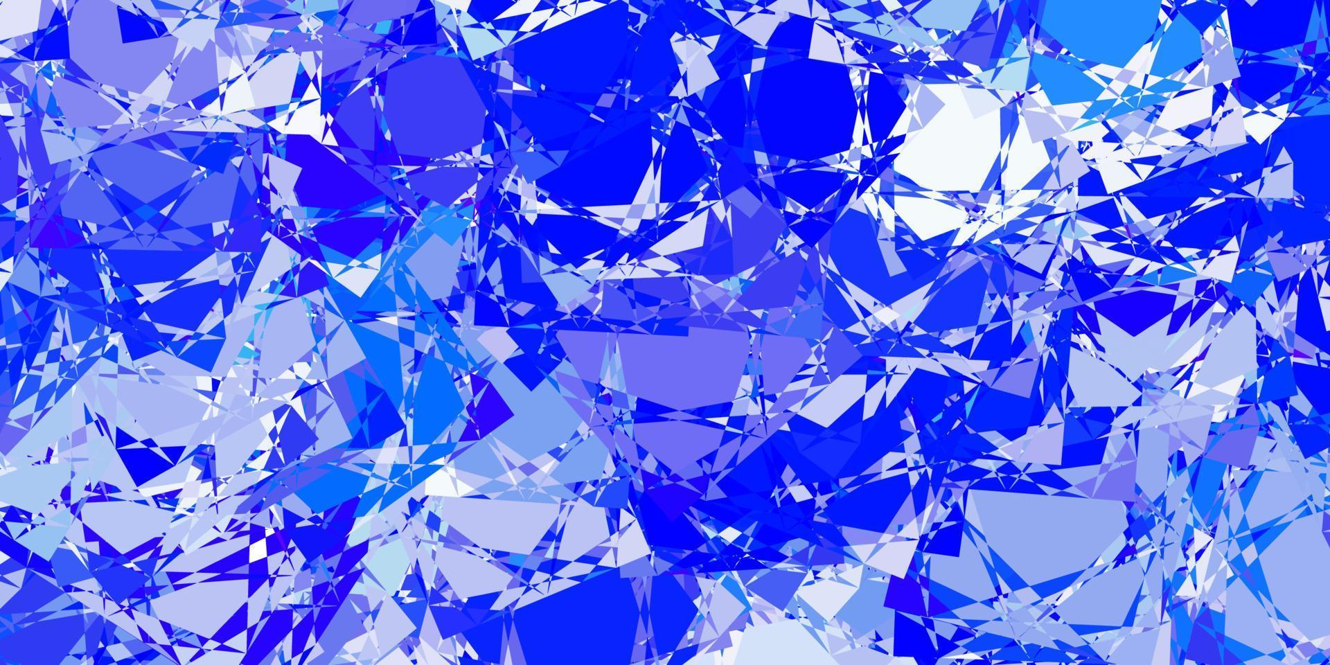 Light BLUE vector layout with triangle forms.