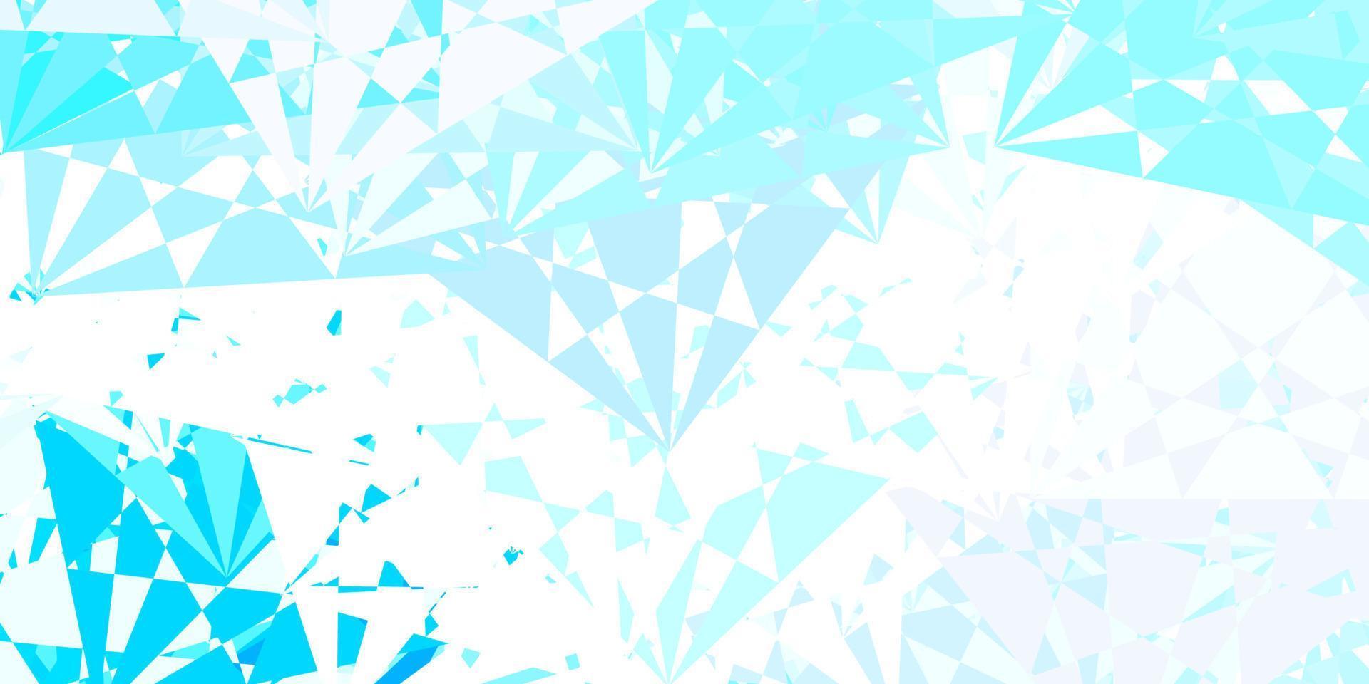 Light Pink, Blue vector backdrop with chaotic shapes.