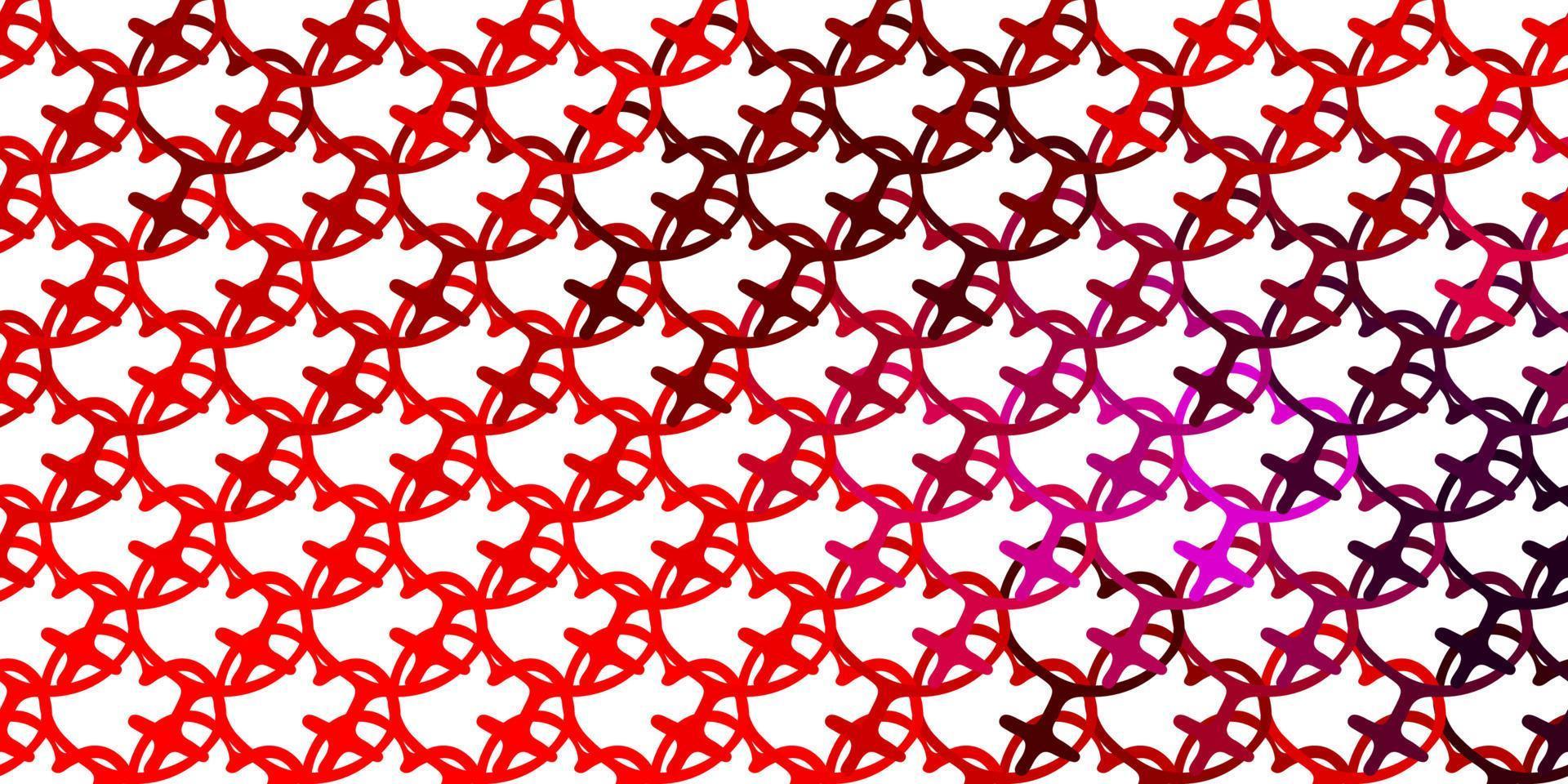 Light Purple, Pink vector backdrop with woman's power symbols.