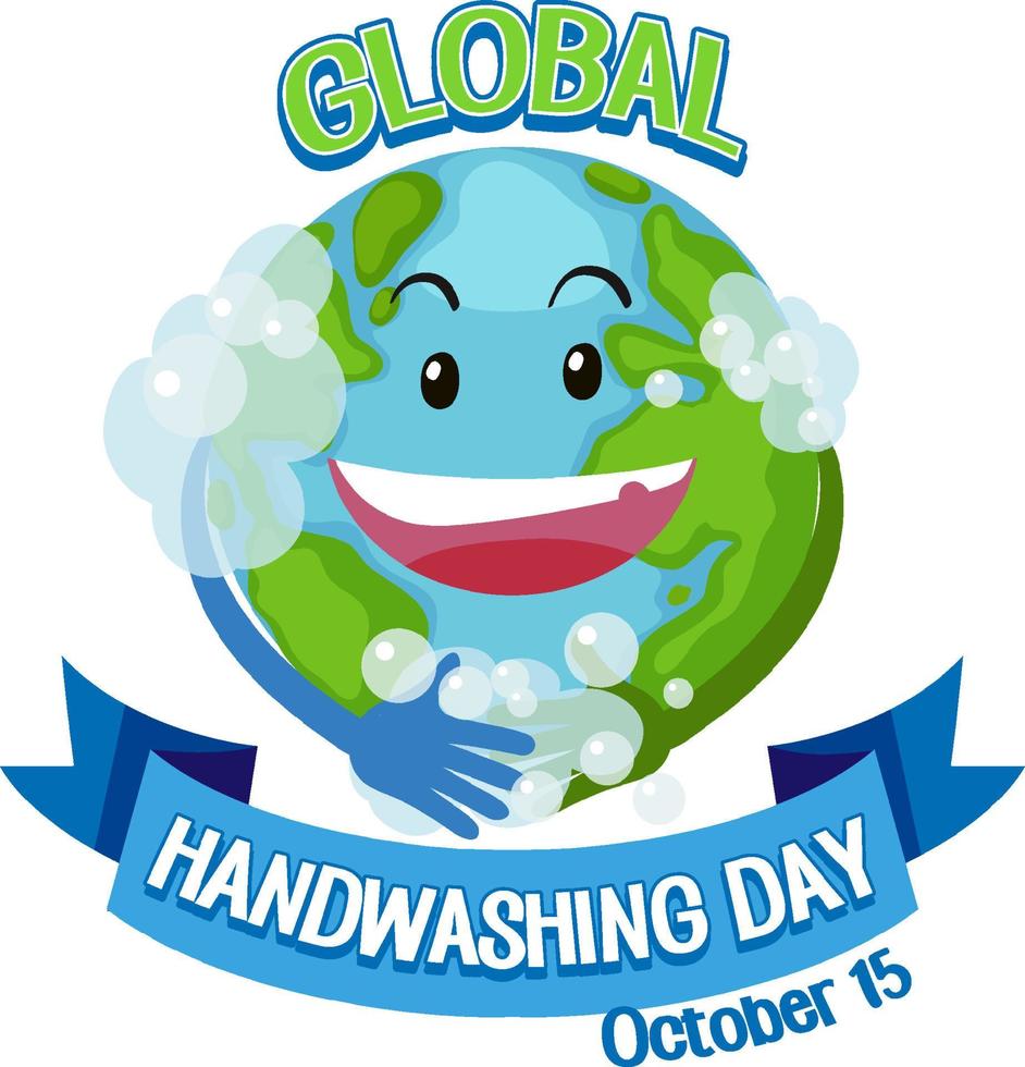 Global Handwashing Day banner design vector