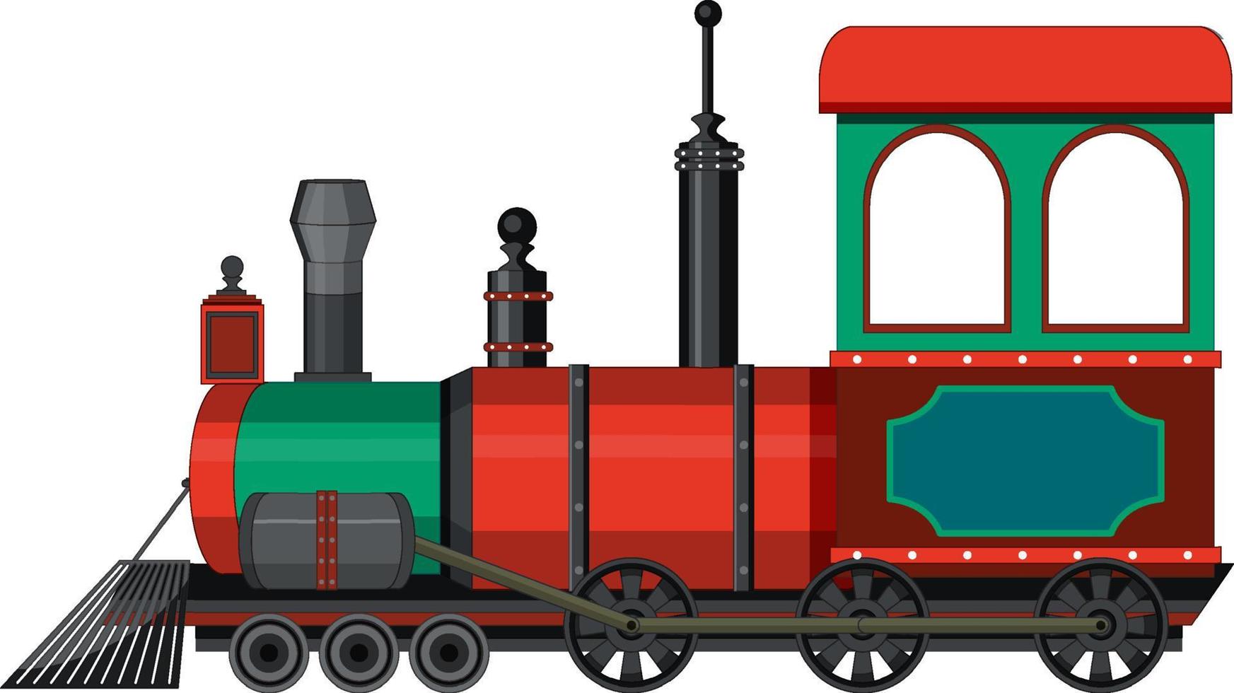 Steam locomotive train vintage style vector