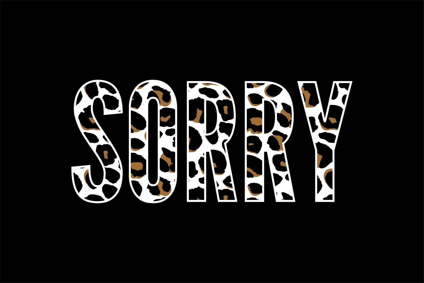 slogan Sorry Cool phrase graphic vector Print Fashion lettering calligraphy