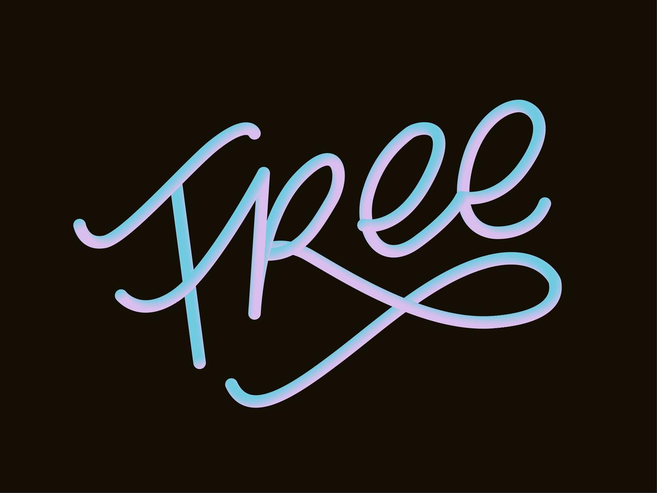 letras escritas a mano libre. pincel de caligrafía vectorial vector