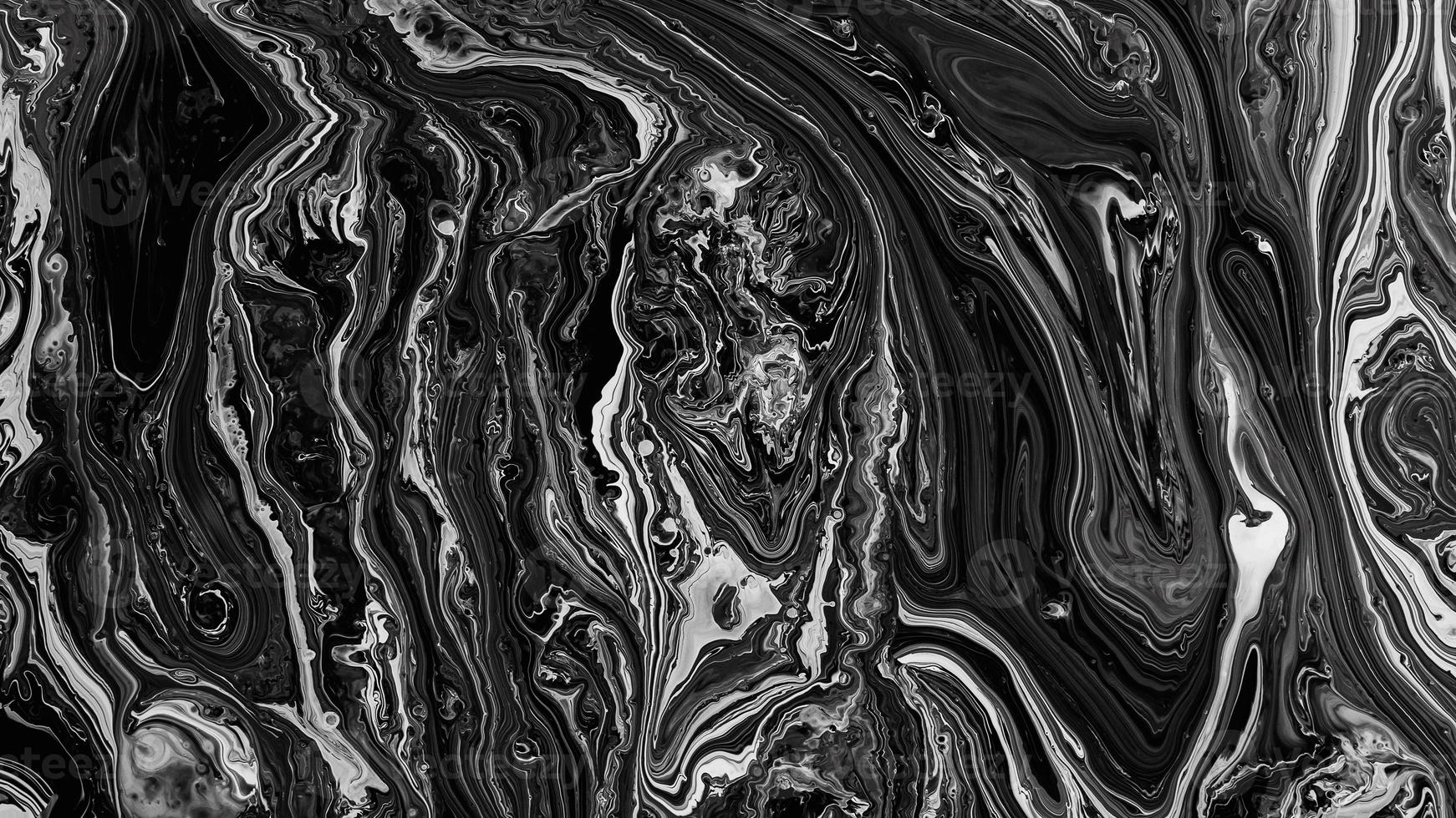 Abstract black and white marble stone texture for background. photo