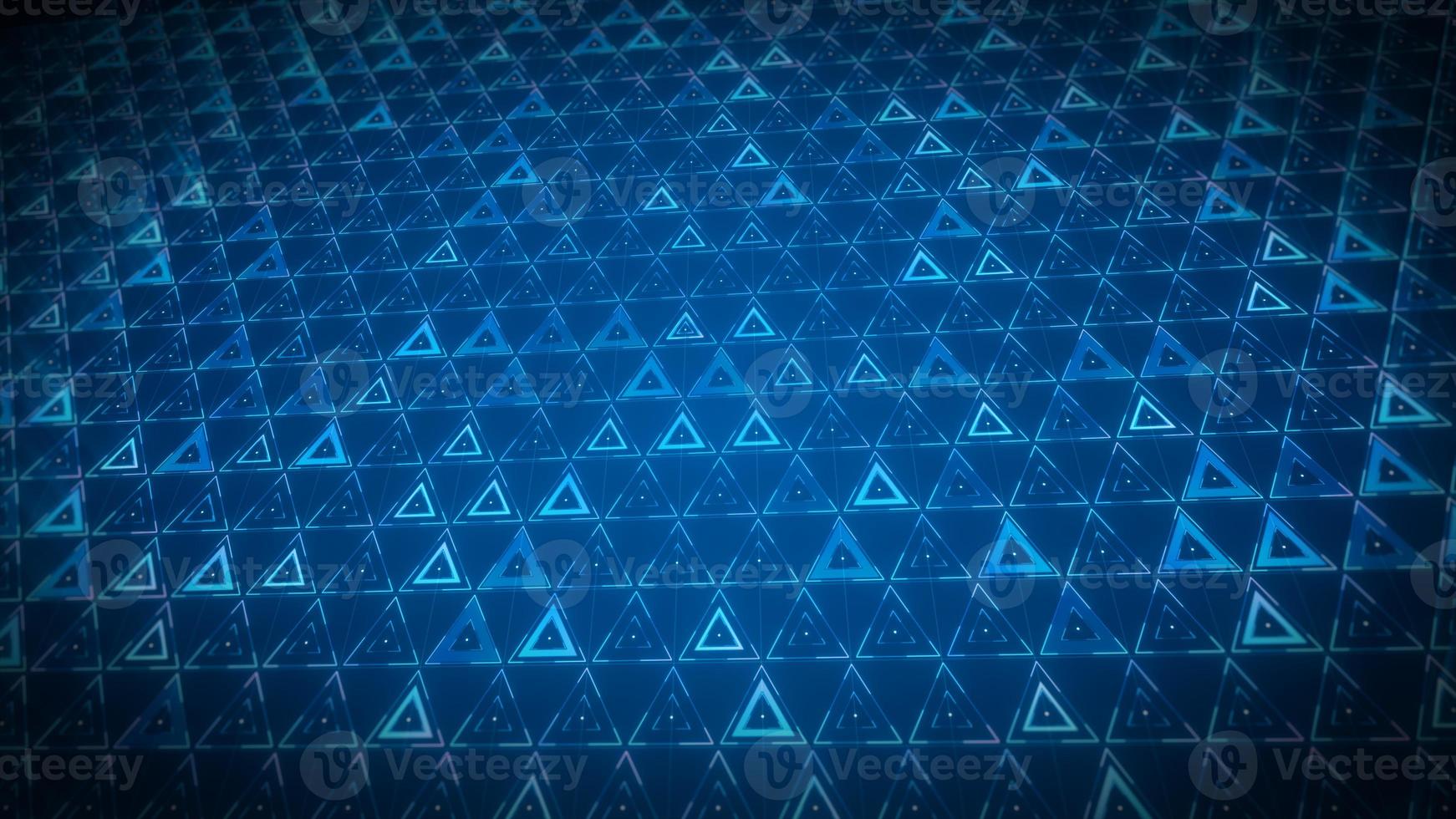 Triangle design of future technology digital geometric abstract background concept photo