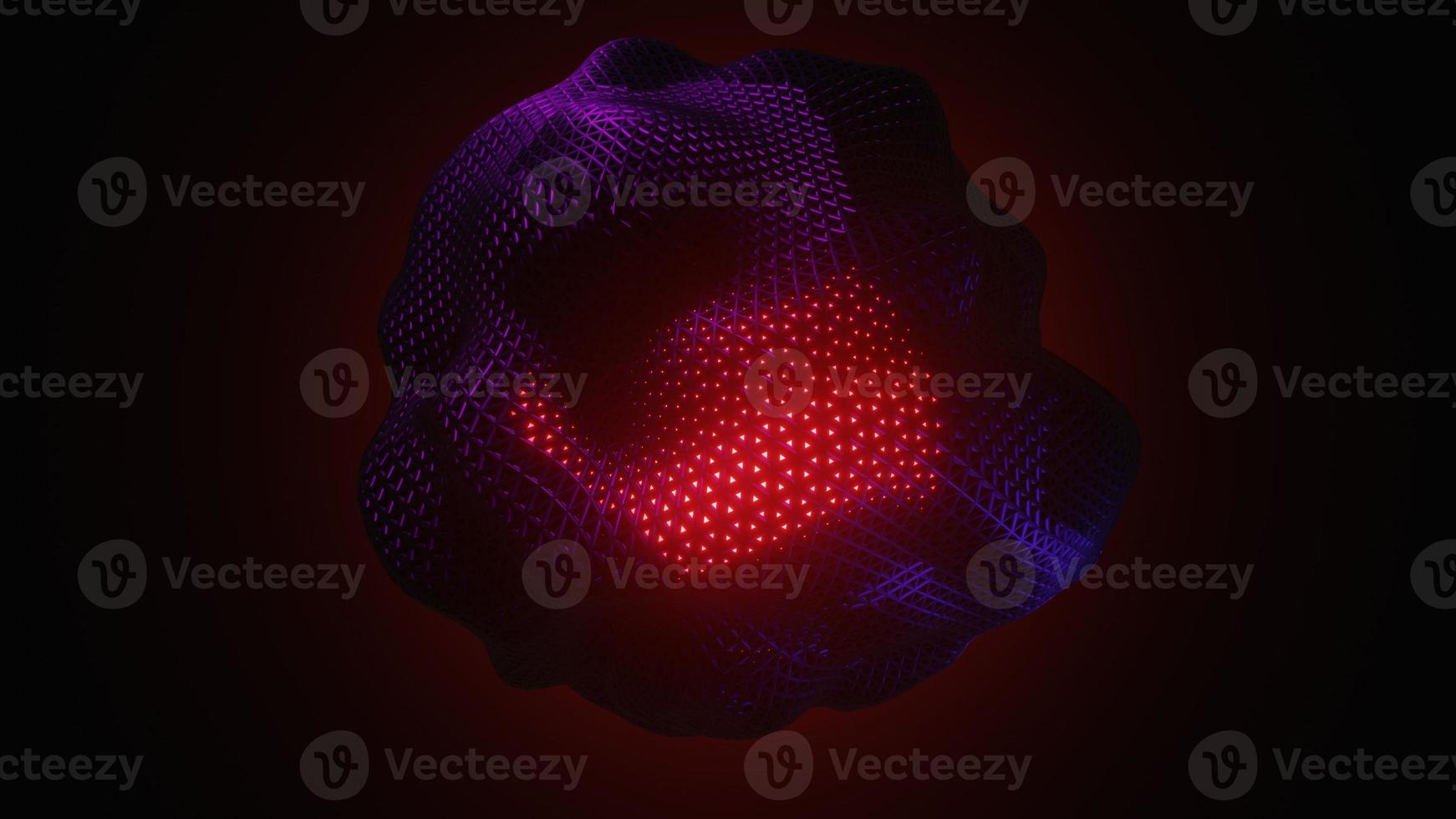 Abstract dark matter and inner glow geometric pattern  background photo
