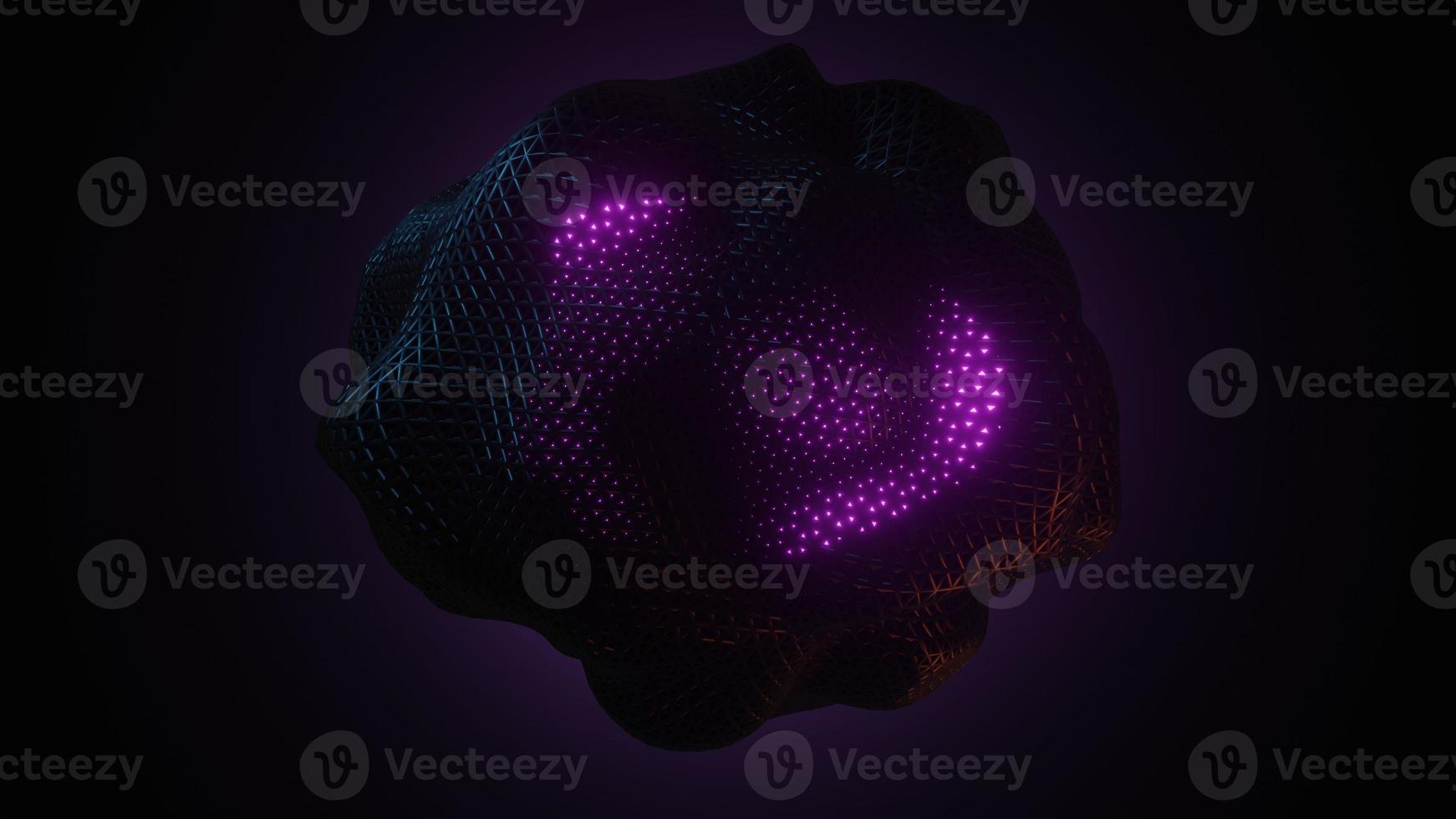 Abstract dark matter and inner glow geometric pattern  background photo