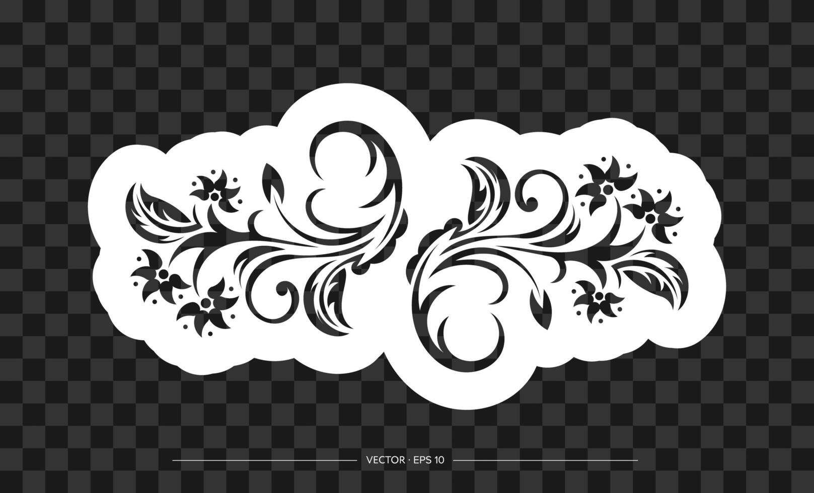 Print with flowers in Simple style. Good for clothing and textiles. Vector illustration.