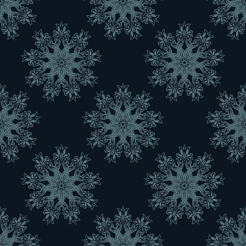 Seamless pattern of winter snowflakes. Good for covers, fabrics, postcards and printing. vector