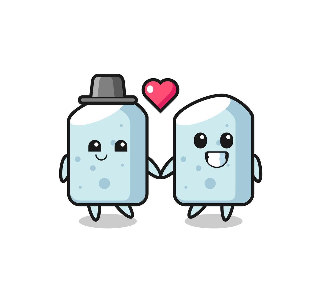 chalk cartoon character couple with fall in love gesture 6776580 Vector Art  at Vecteezy
