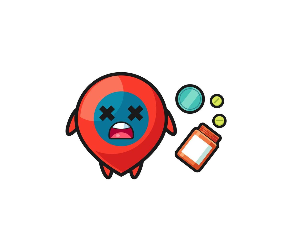 illustration of overdose location symbol character vector