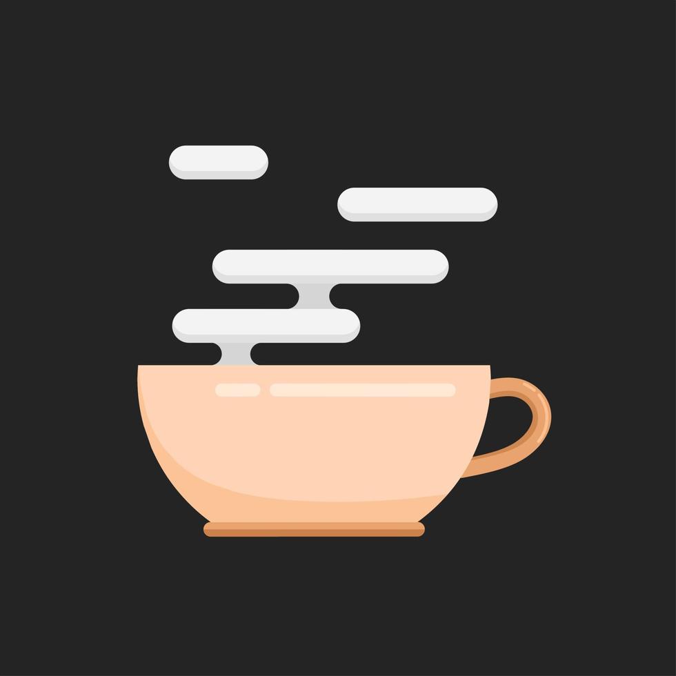 hot drink cup vector icon