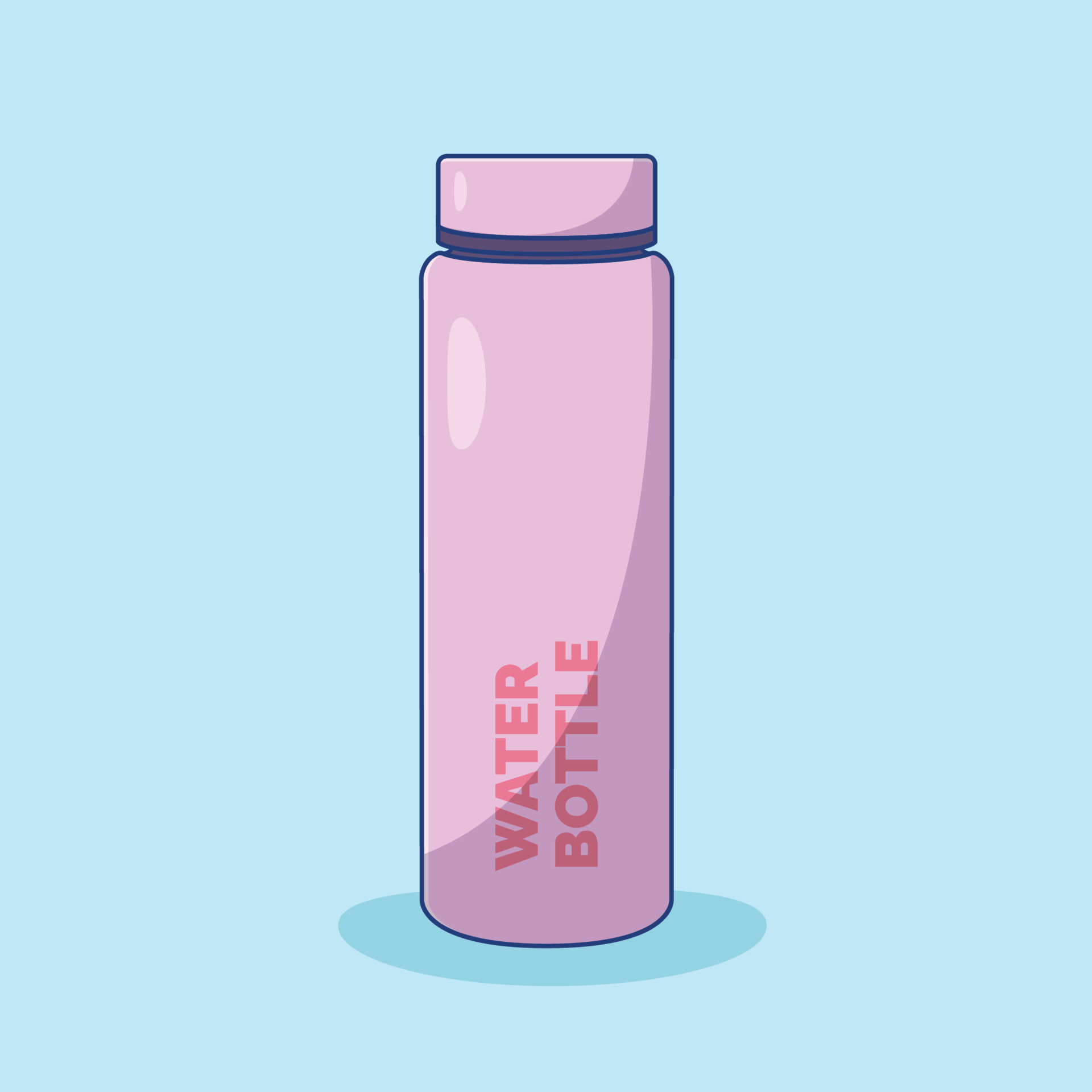 Water Bottle Vector Icon Illustration. Sport Water Container Vector. Flat  Cartoon Style Suitable for Web Landing Page, Banner, Flyer, Sticker,  Wallpaper, Background 6779206 Vector Art at Vecteezy
