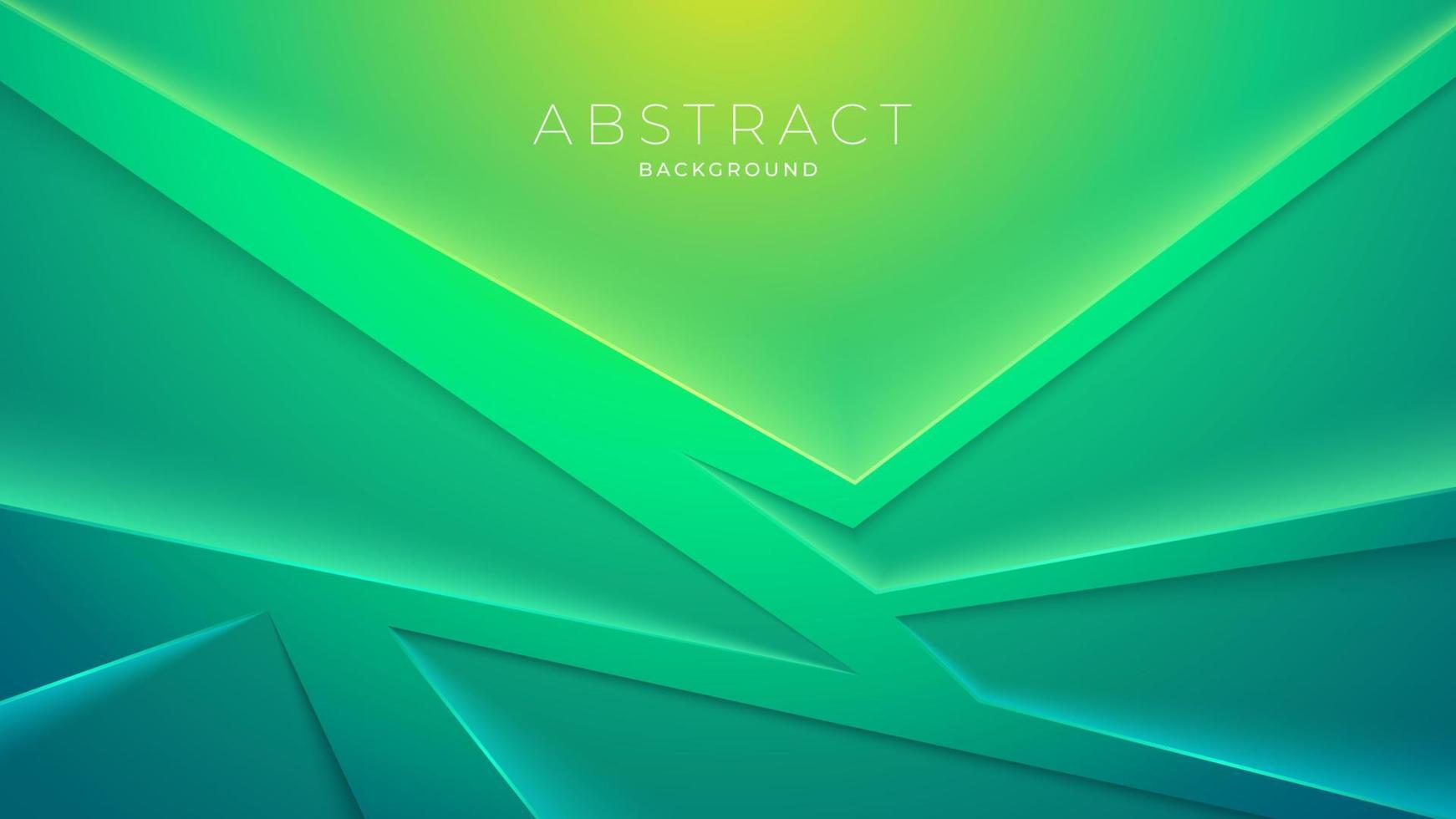 Abstract gradient tosca papercut style shape background vector