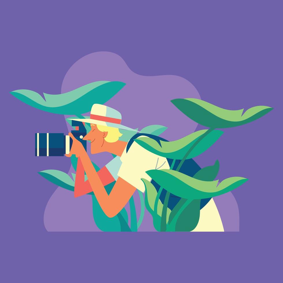 Foliage Specialist Photographer vector