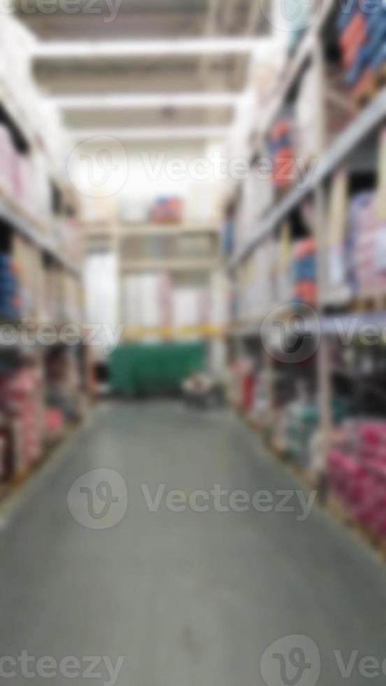 Store, shopping mall defocused blurred background. photo