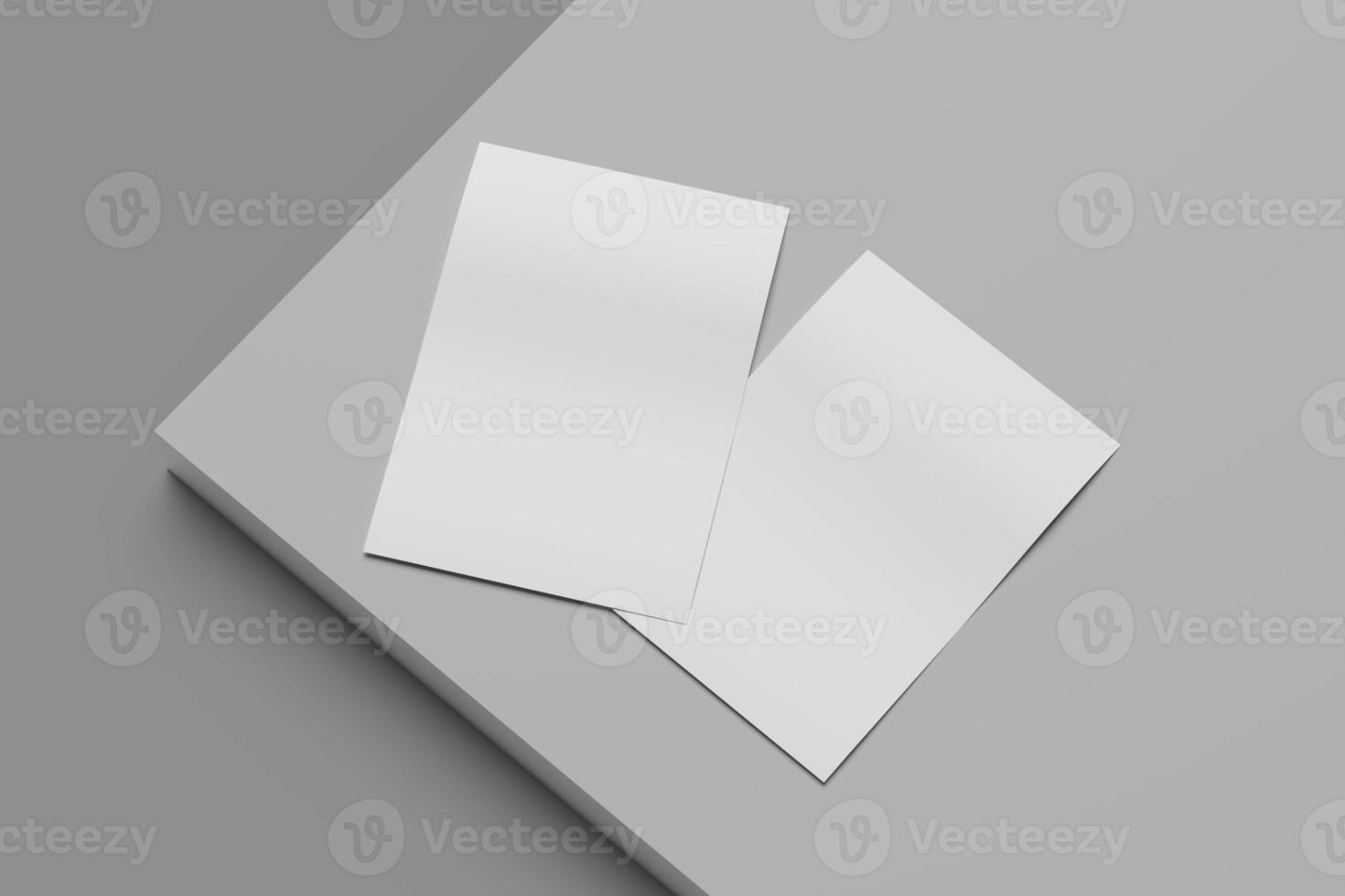 A4 Flyer Blank Mockups photo