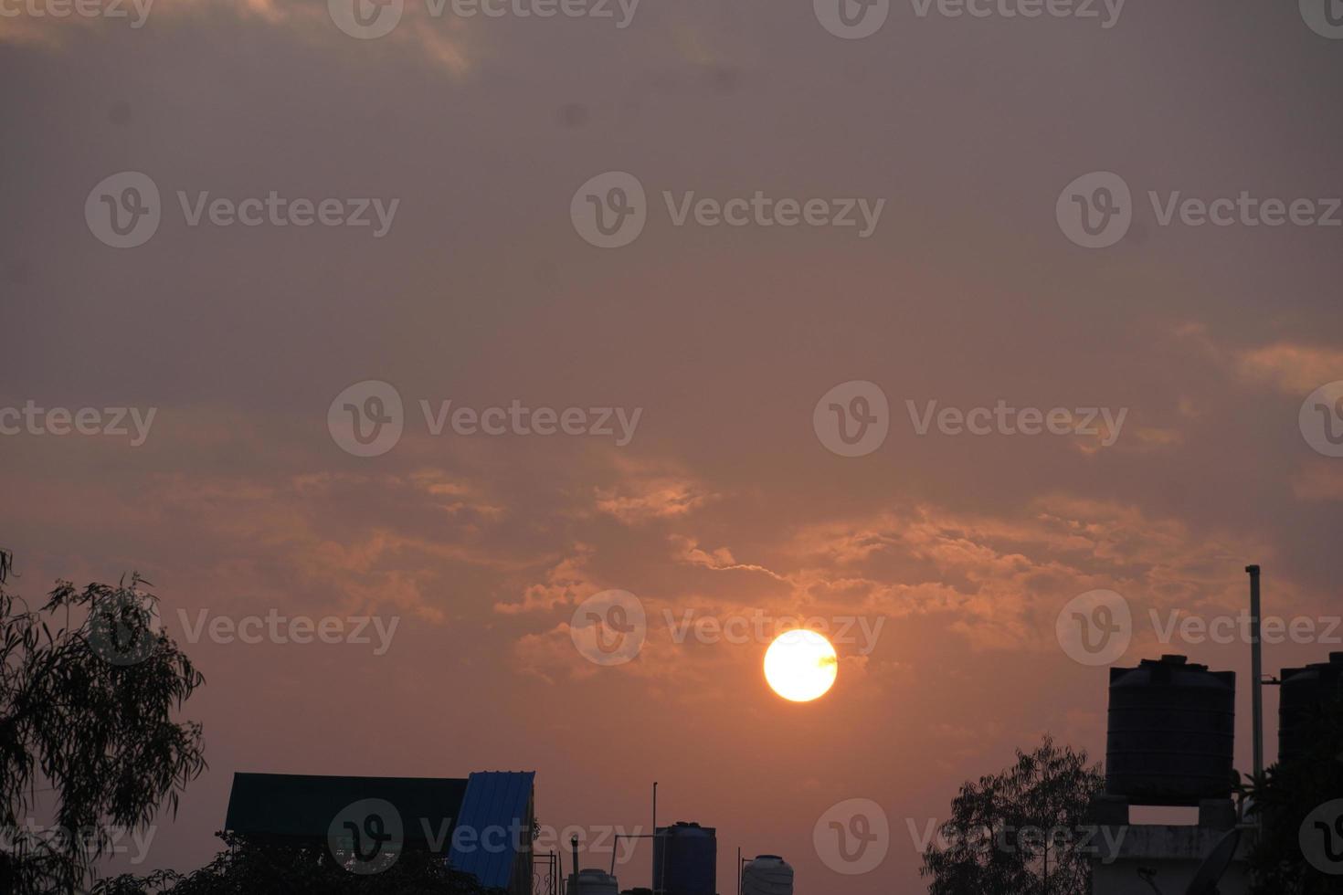 Sun in evening evening time images photo