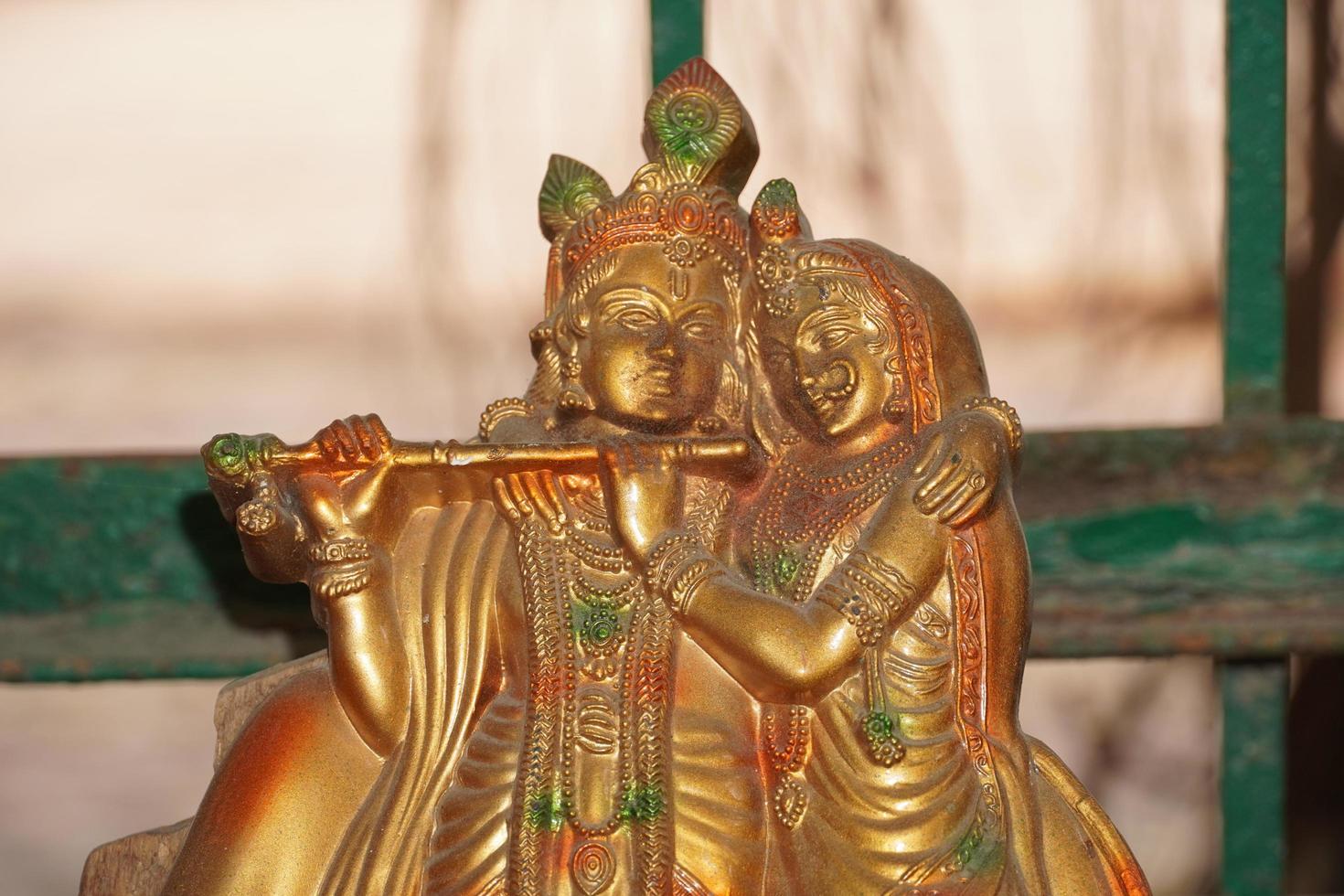 krishna radha statue image - outdoor image photo