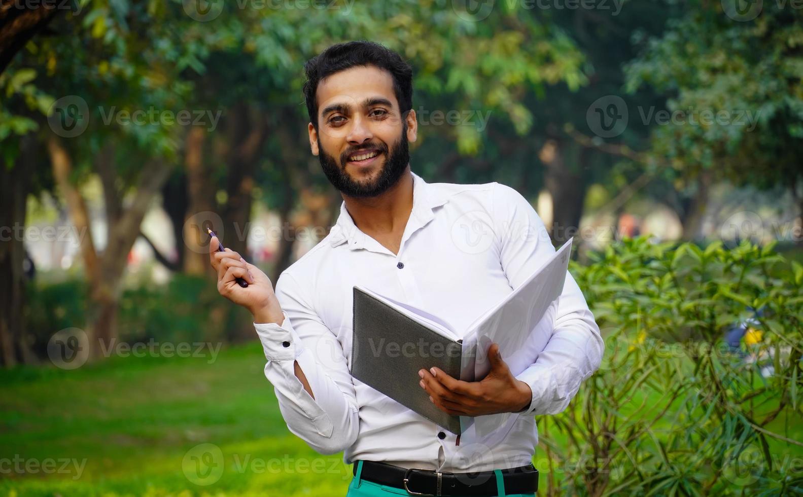 Indian student images near college campus photo