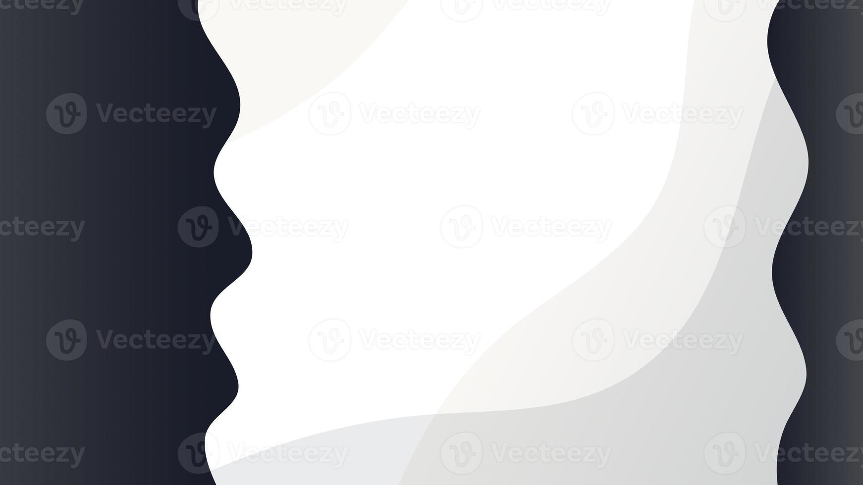 simple side liquid wave frame with transparent curve shape for texture and presentation background template photo