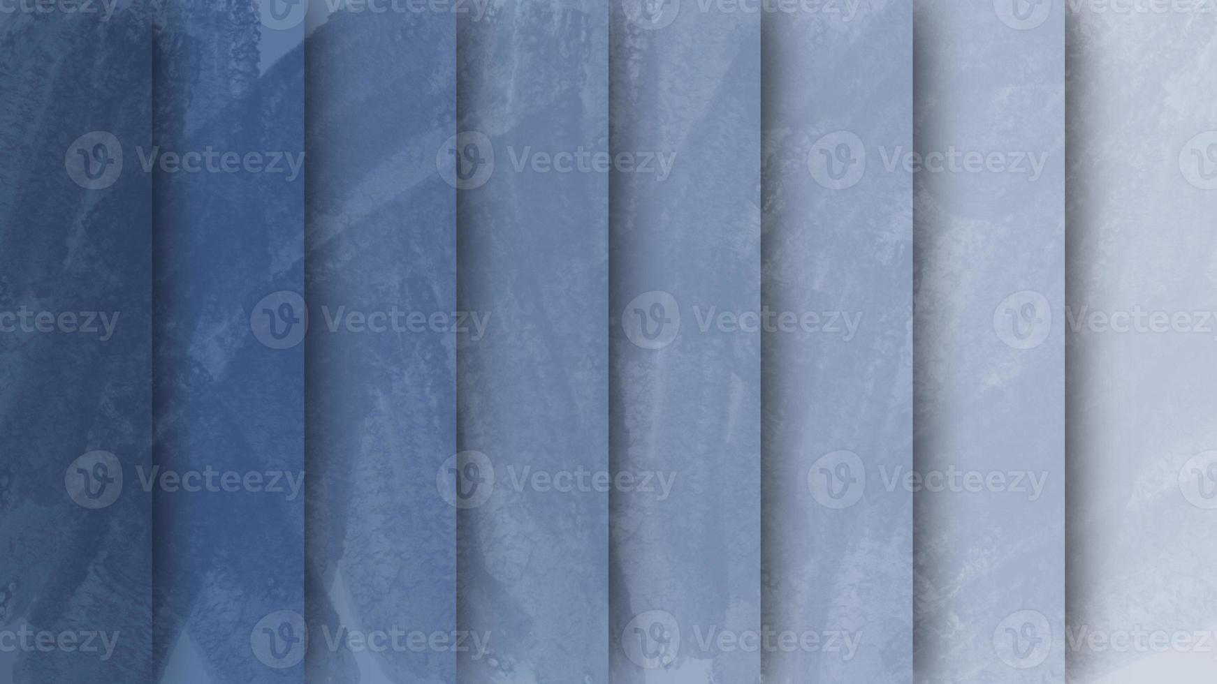 línea vertical de madera con tono de color azul monocromático para textura y plantilla de fondo de presentación foto