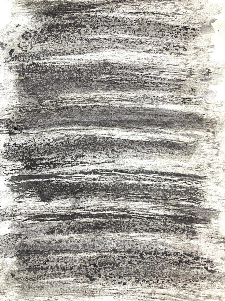 Black watercolor paint brush texture background photo