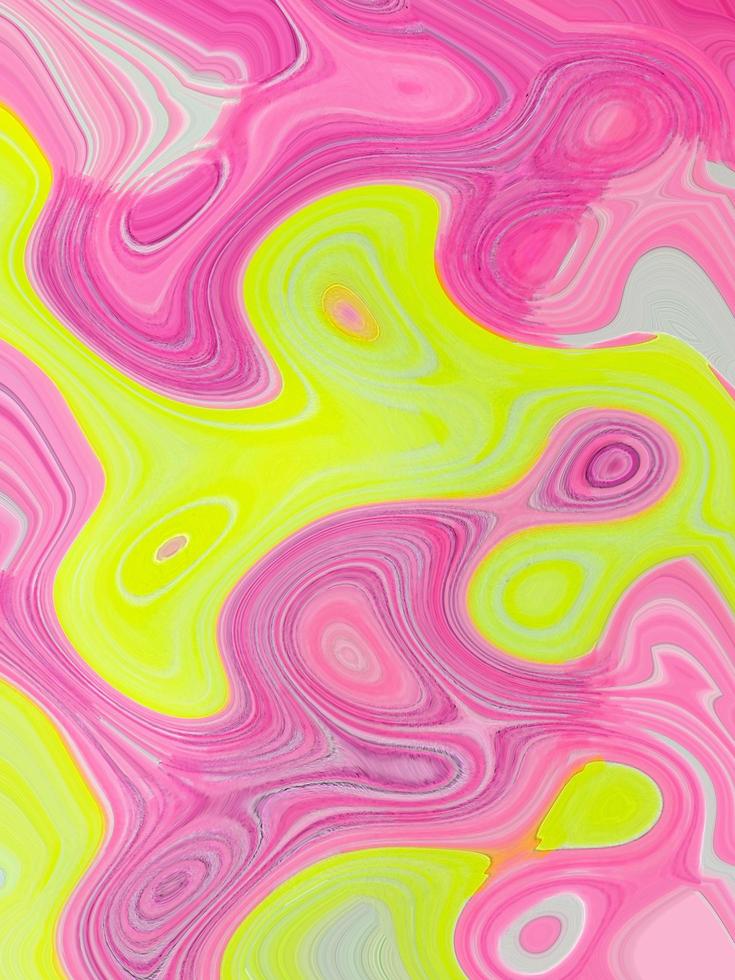 Abstract yellow and pink paint brush art background, painting art wallpaper gradient  blur background photo