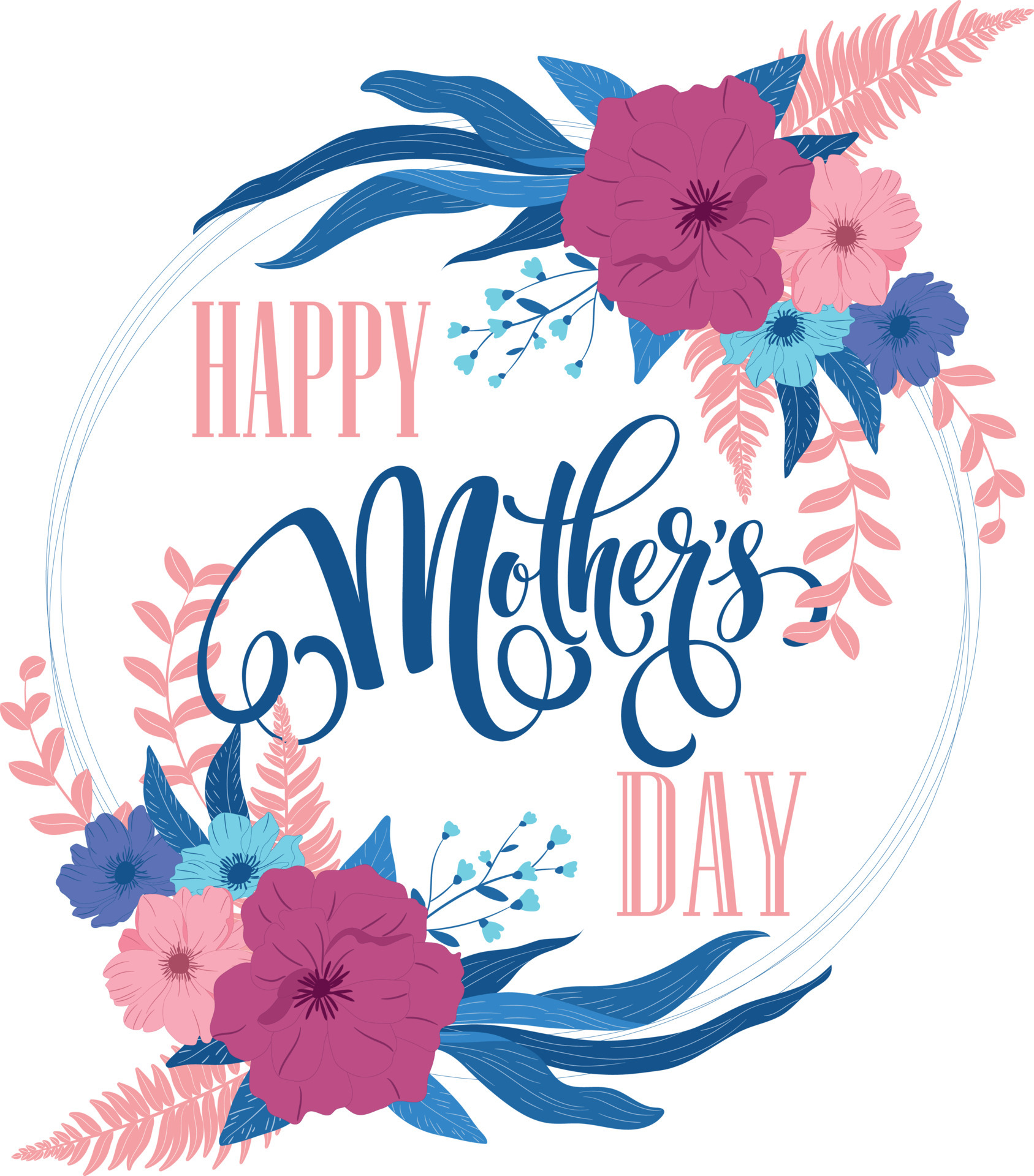 Happy Mother’s Day Background Illustration 6786035 Vector Art at Vecteezy