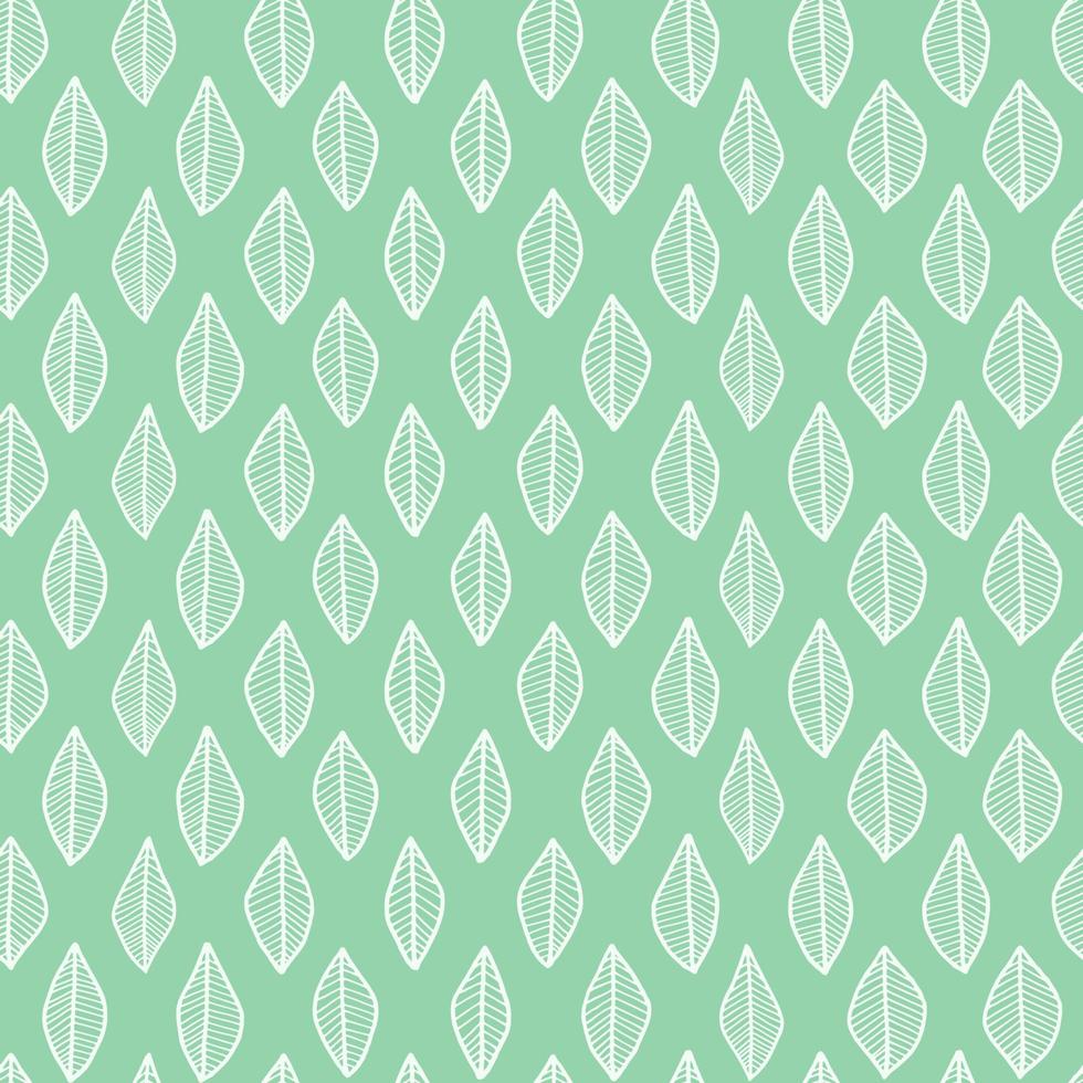 Vector seamless surface pattern dsign. Many leaves, branches, herbs, dots, triangles. Floral spring design for printing on paper, fabric, cards. Natural background for social media blog post, banners