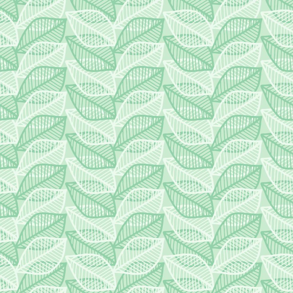 Vector seamless surface pattern dsign. Many leaves, branches, herbs, dots, triangles. Floral spring design for printing on paper, fabric, cards. Natural background for social media blog post, banners