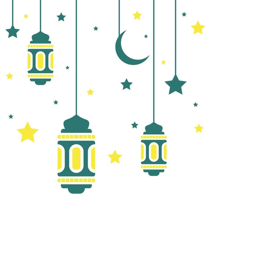 Ramadhan kareem greeting card design vector illustration