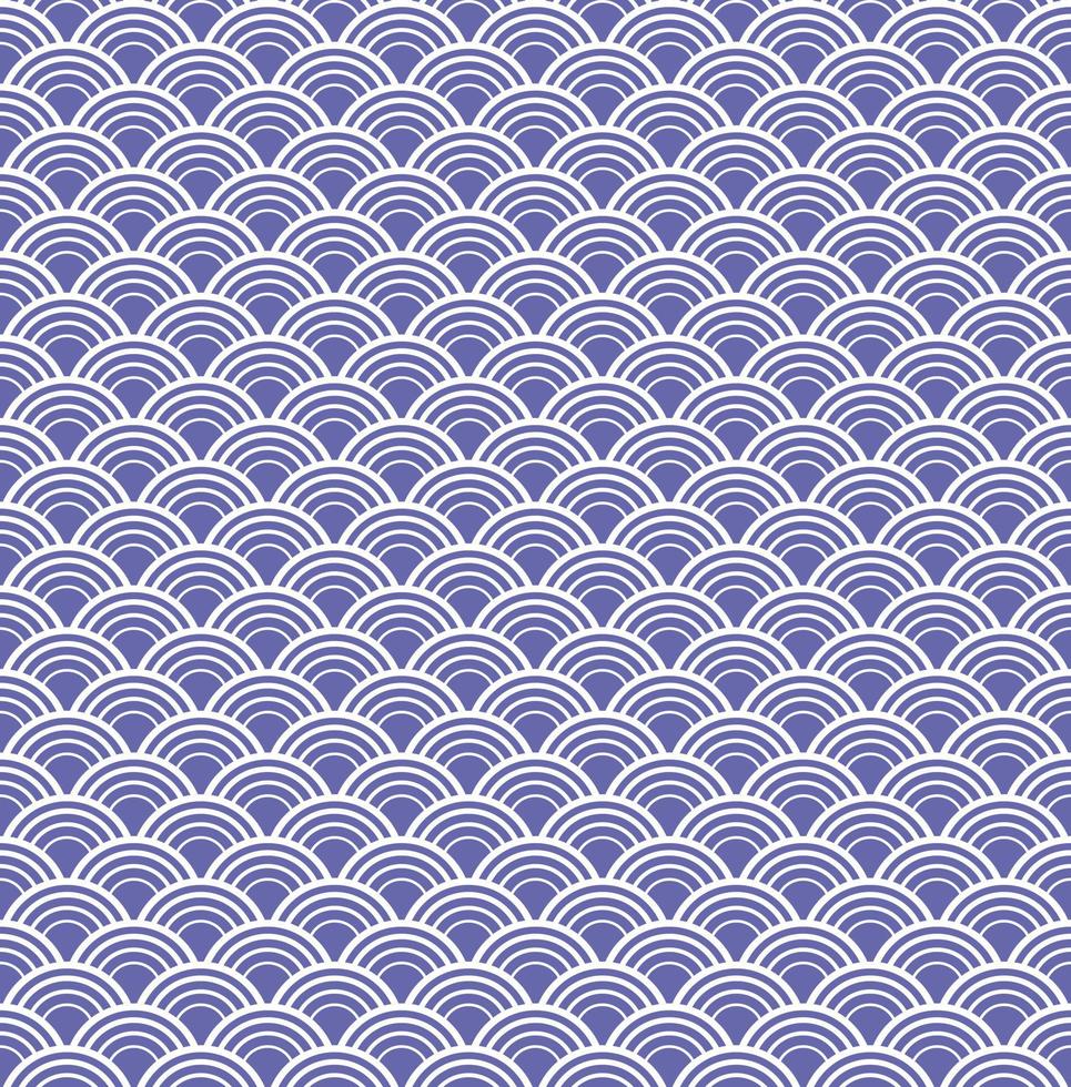 White And Purple Fish Scale Pattern Seamless Background vector