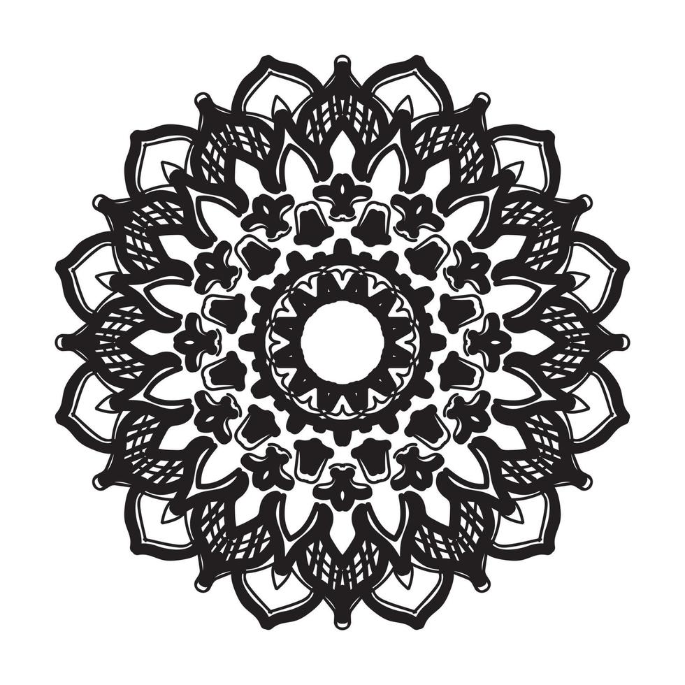 Hand drawn mandala. decoration in ethnic oriental  doodle ornament. vector